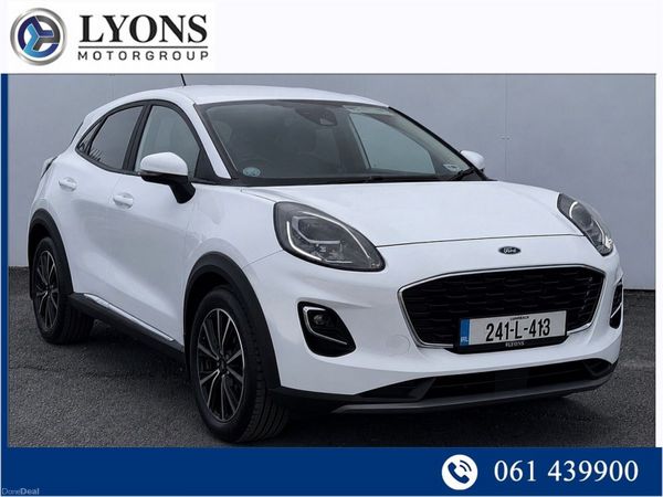 Ford Puma MPV, Petrol Hybrid, 2024, White