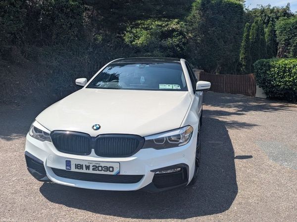 BMW 5-Series Saloon, Diesel, 2018, White