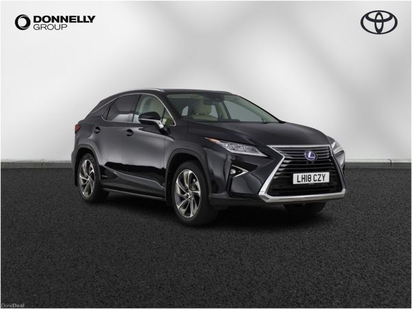 Lexus RX Estate, Petrol Hybrid, 2018, Black