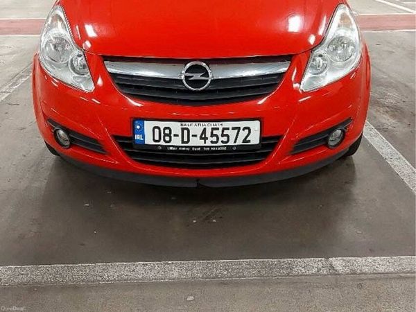 Opel Corsa Hatchback, Petrol, 2008, Red