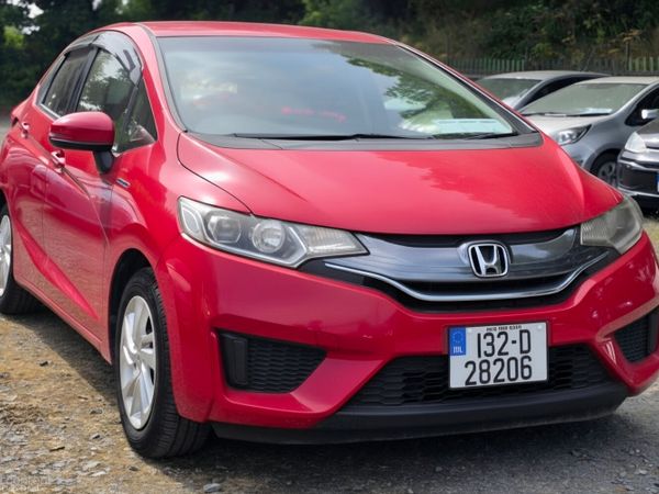 Honda Fit Hatchback, Petrol Hybrid, 2013, Red