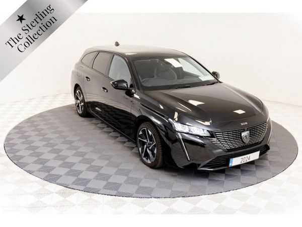 Peugeot 308 Estate, Petrol Plug-in Hybrid, 2024, Black