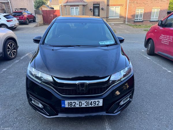 Honda Fit Hatchback, Petrol Hybrid, 2018, Black