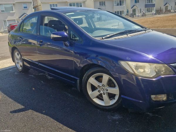Honda Civic Saloon, Petrol, 2008, Blue