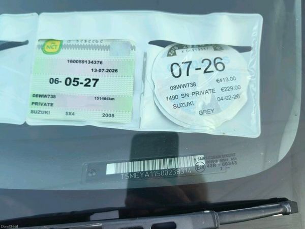 Suzuki SX4 SUV, Petrol, 2008, Grey