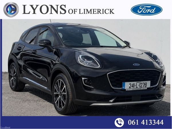 Ford Puma MPV, Petrol Hybrid, 2024, Black