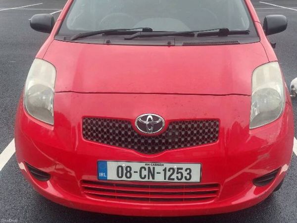 Toyota Yaris Hatchback, Petrol, 2008, Red