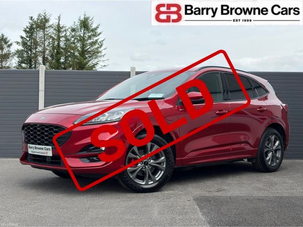 Ford Kuga Hatchback, Petrol Hybrid, 2024, Red