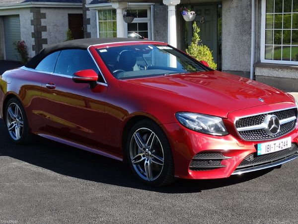 Mercedes-Benz E-Class Convertible, Diesel, 2018, Red