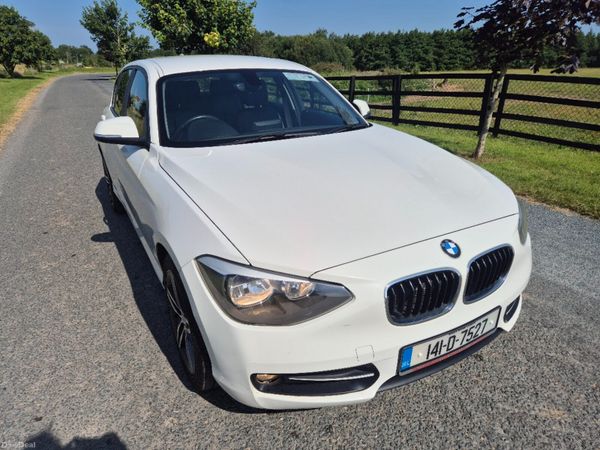BMW 1-Series Hatchback, Diesel, 2014, White