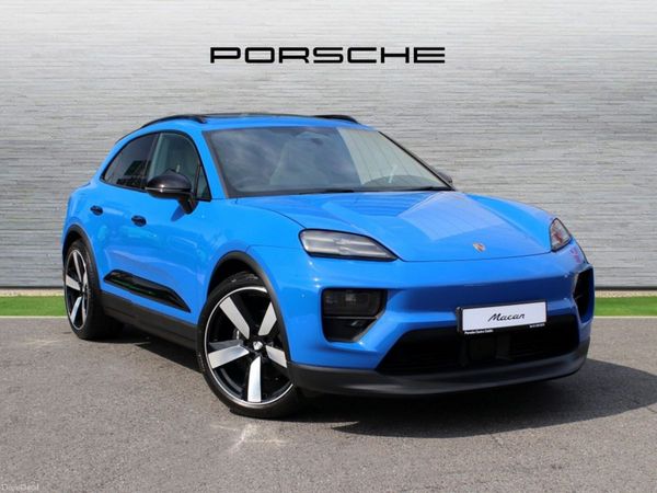 Porsche Macan SUV, Electric, 2026, Blue