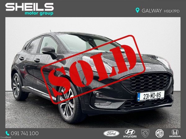 Ford Puma MPV, Petrol Hybrid, 2023, Black