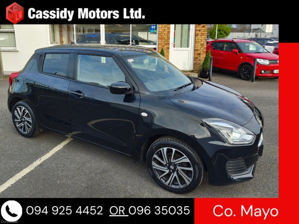 Suzuki Swift Hatchback, Petrol Hybrid, 2023, Black