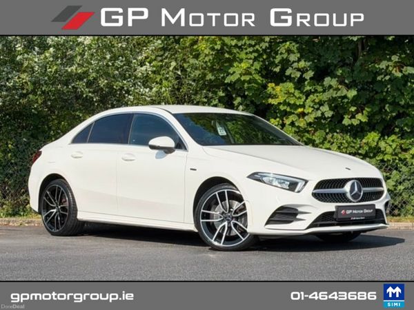 Mercedes-Benz A-Class Saloon, Petrol Plug-in Hybrid, 2021, White
