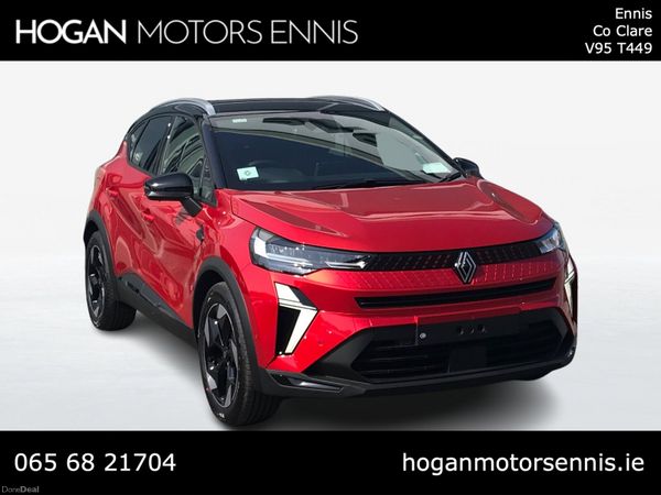 Renault Captur SUV, Petrol Hybrid, 2026, Red