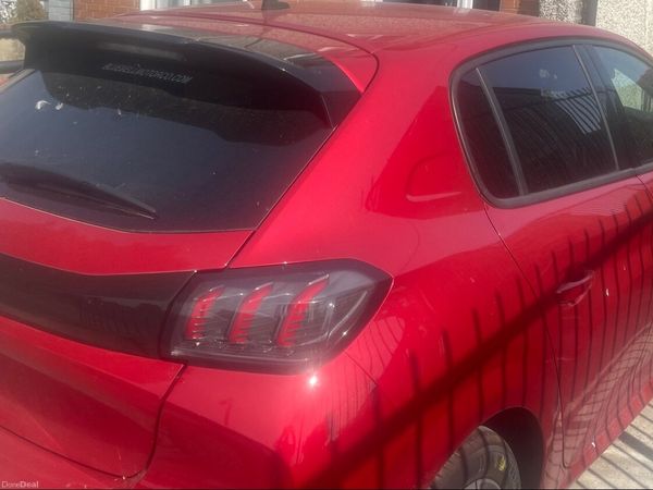Peugeot 208 Hatchback, Petrol, 2022, Red