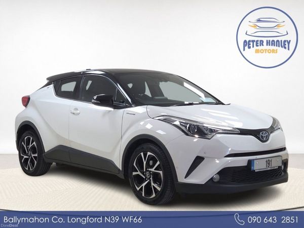 Toyota C-HR SUV, Petrol Hybrid, 2019, White