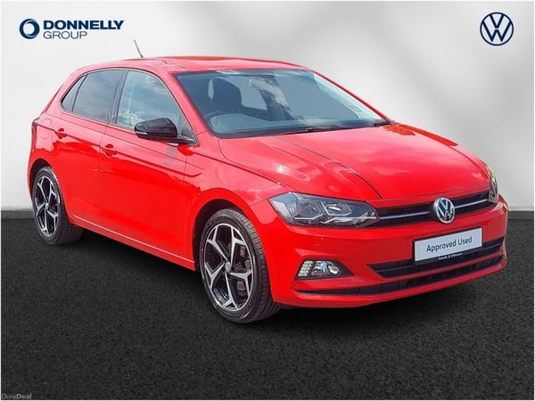 Volkswagen Polo Hatchback, Diesel, 2019, Red