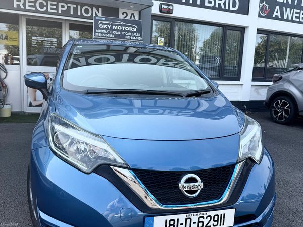 Nissan Note Hatchback, Petrol Hybrid, 2018, Blue
