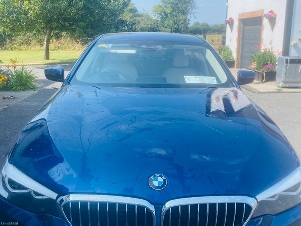 BMW 5-Series Saloon, Diesel, 2019, Blue