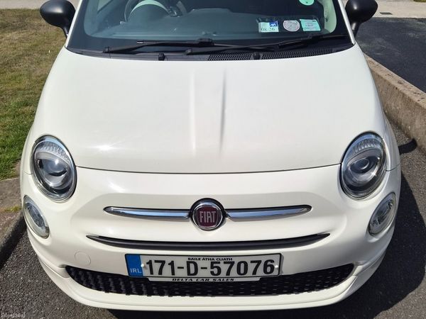 Fiat 500 Hatchback, Petrol, 2017, White