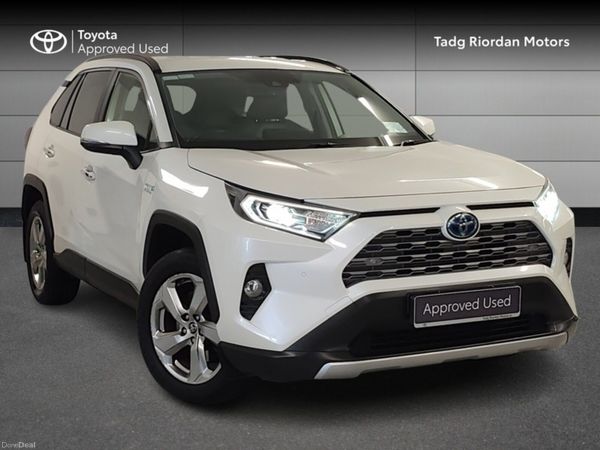 Toyota RAV4 SUV, Petrol Hybrid, 2019, White