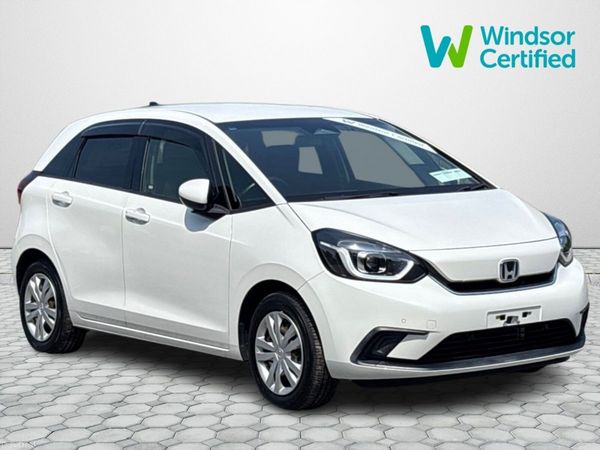Honda Fit Hatchback, Petrol Hybrid, 2020, White