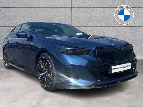 BMW 5-Series Saloon, Petrol Plug-in Hybrid, 2024, Blue