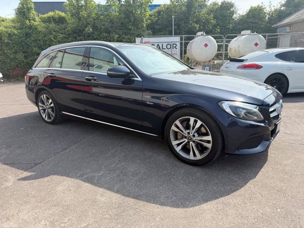 Mercedes-Benz C-Class Estate, Petrol Plug-in Hybrid, 2017, Blue