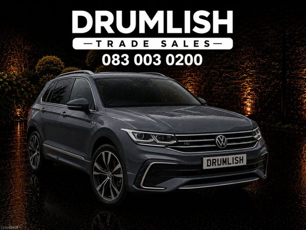 Volkswagen Tiguan SUV, Petrol Plug-in Hybrid, 2023, Black