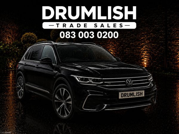 Volkswagen Tiguan SUV, Petrol Plug-in Hybrid, 2023, Black