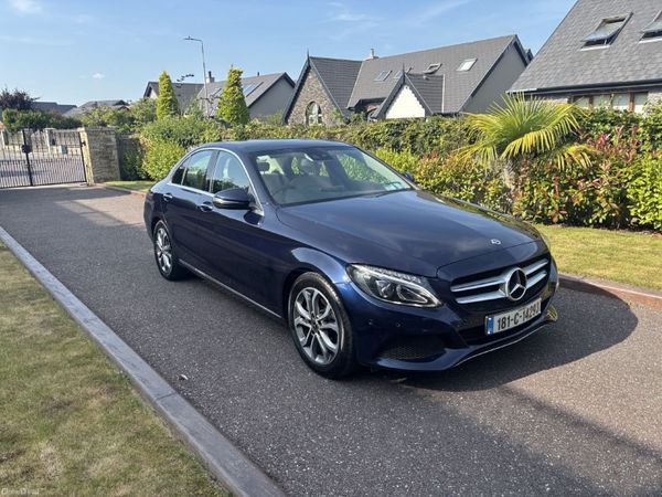 Mercedes-Benz C-Class Saloon, Diesel, 2018, Blue