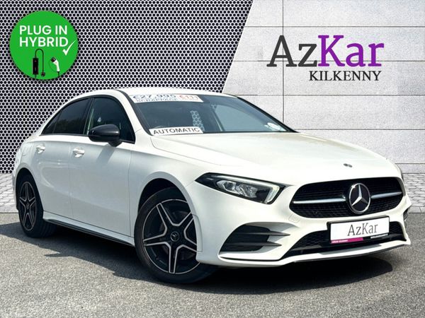 Mercedes-Benz A-Class Saloon, Petrol Plug-in Hybrid, 2022, White