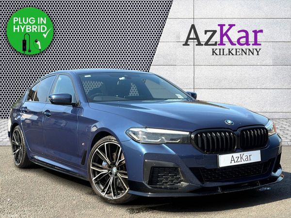 BMW 5-Series Saloon, Petrol Plug-in Hybrid, 2020, Blue