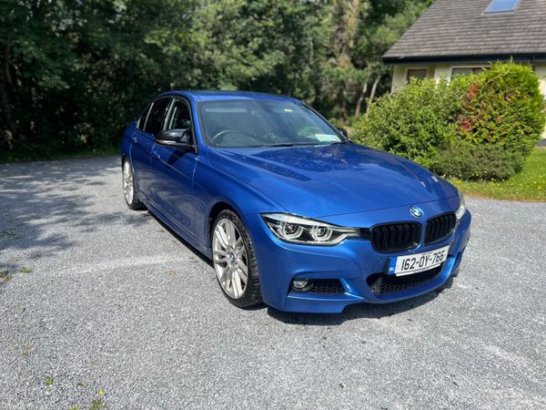 BMW 3-Series Saloon, Petrol Plug-in Hybrid, 2016, Blue