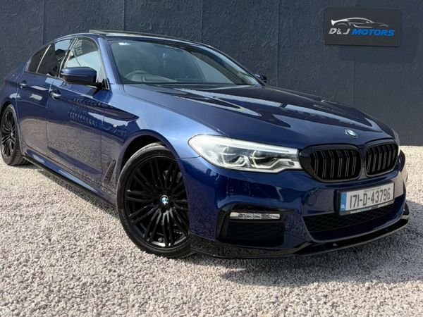 BMW 5-Series Saloon, Diesel, 2017, Blue