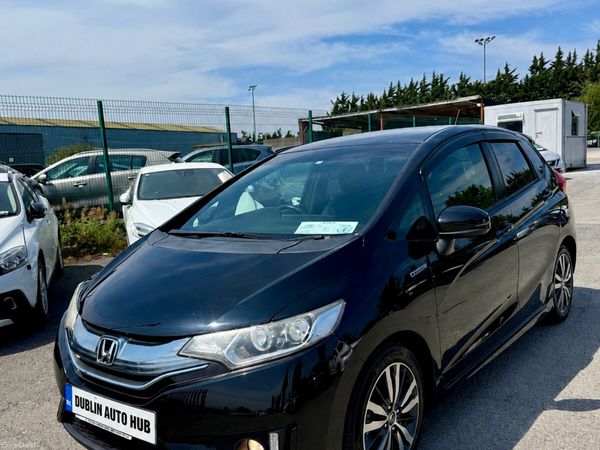 Honda Fit Hatchback, Petrol Hybrid, 2014, Black