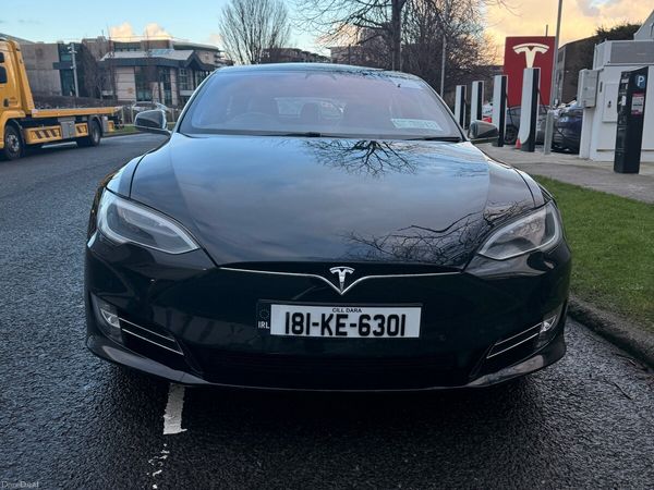 Tesla Model S Hatchback, Electric, 2018, Black