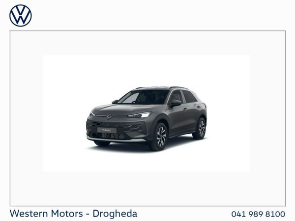 Volkswagen T-Roc SUV, Petrol, 2026, Grey