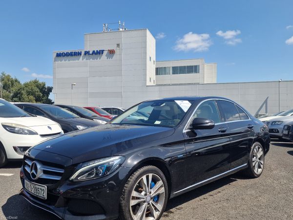 Mercedes-Benz C-Class Saloon, Petrol Plug-in Hybrid, 2016, Black