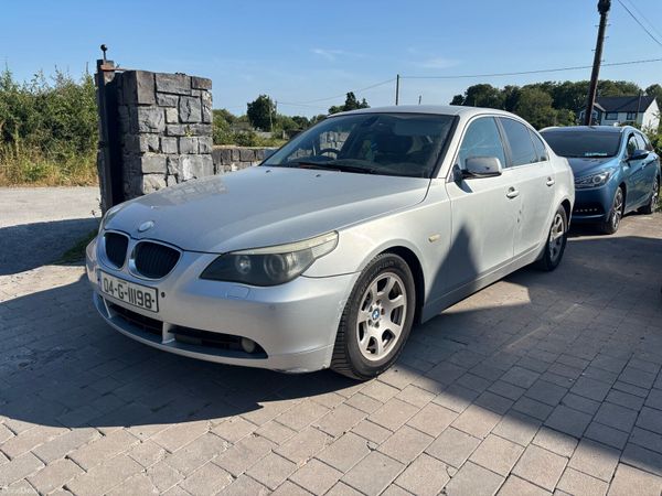 BMW 5-Series Saloon, Diesel, 2004, Silver
