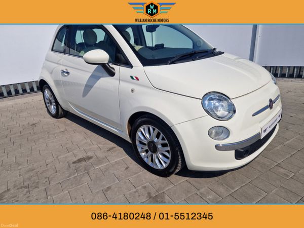 Fiat 500 Hatchback, Petrol, 2015, White