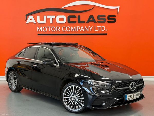 Mercedes-Benz A-Class Saloon, Petrol Hybrid, 2023, Black