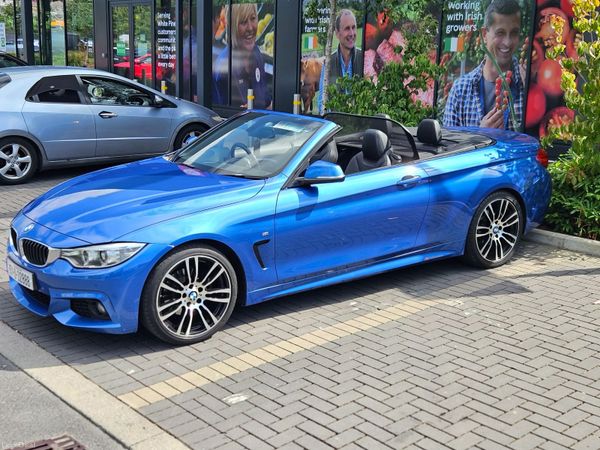 BMW 4-Series Convertible, Diesel, 2015, Blue