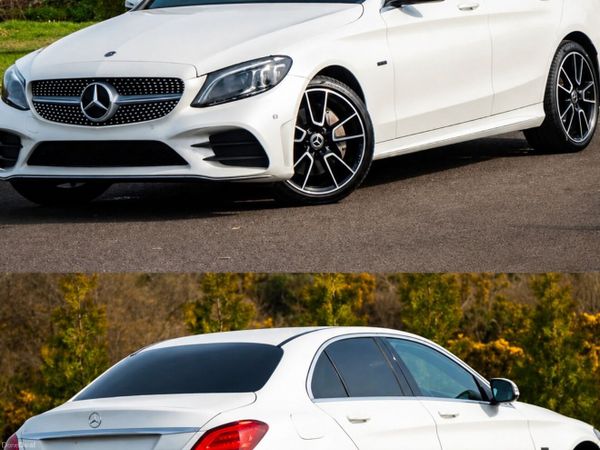 Mercedes-Benz C-Class Saloon, Diesel Plug-in Hybrid, 2020, White