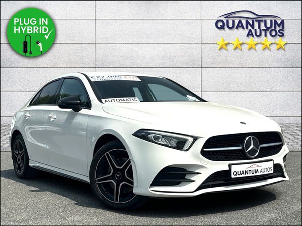 Mercedes-Benz A-Class Saloon, Petrol Plug-in Hybrid, 2022, White
