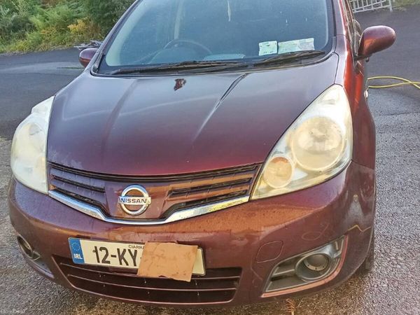Nissan Note MPV, Petrol, 2012, Red