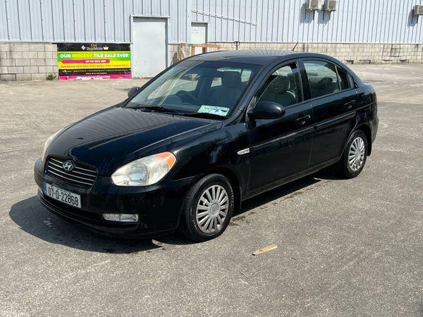 Hyundai Accent Saloon, Petrol, 2007, Black