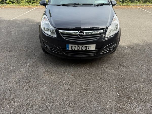 Opel Corsa Hatchback, Petrol, 2007, Black