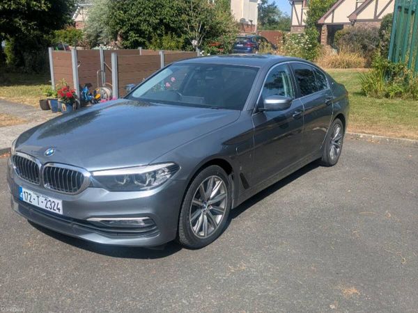 BMW 5-Series Saloon, Petrol Plug-in Hybrid, 2017, Blue